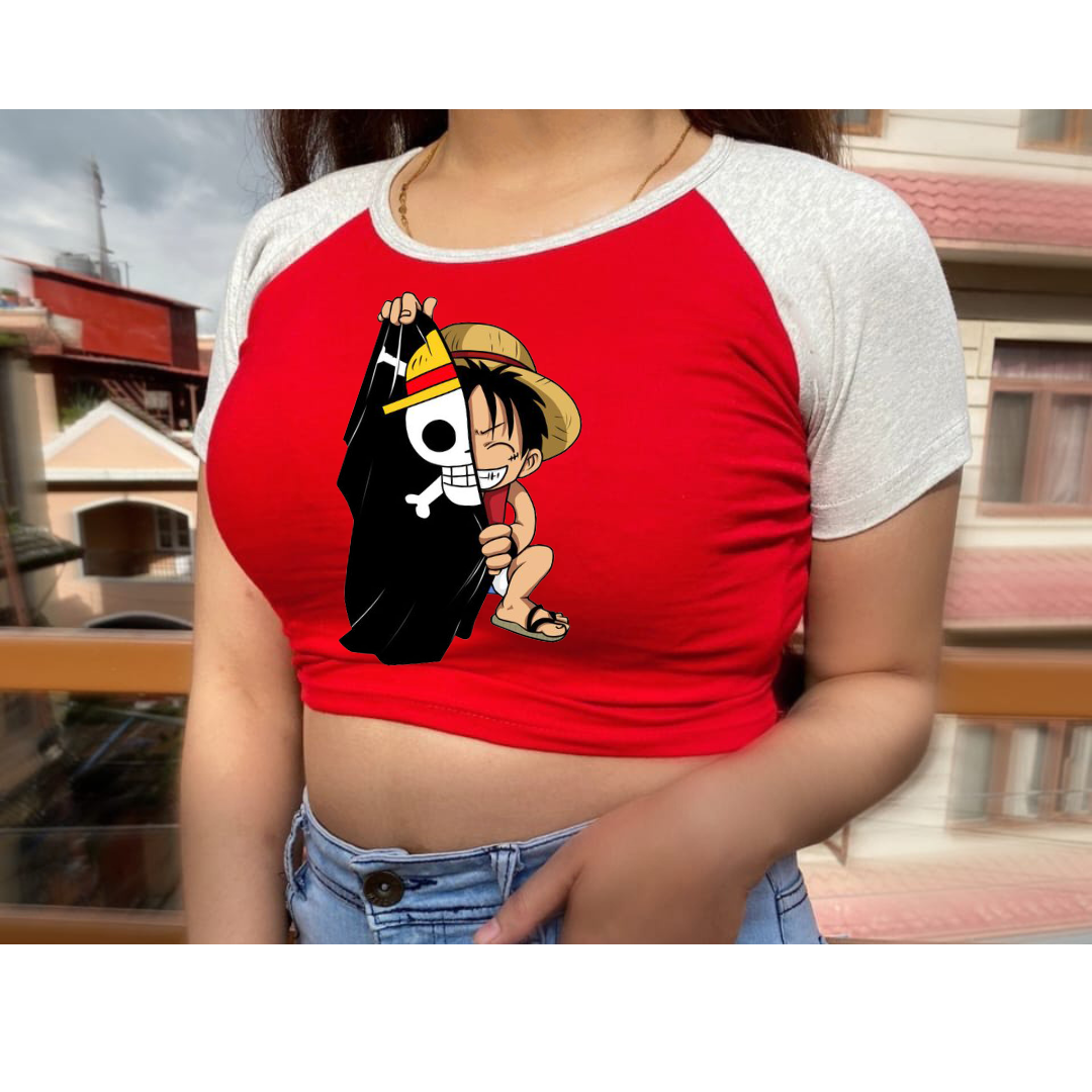 one piece Crop Tee