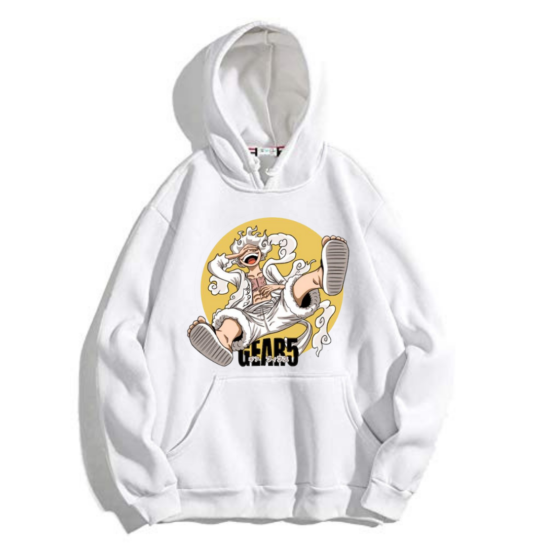 Luffy Gear 5 Hoodie Design