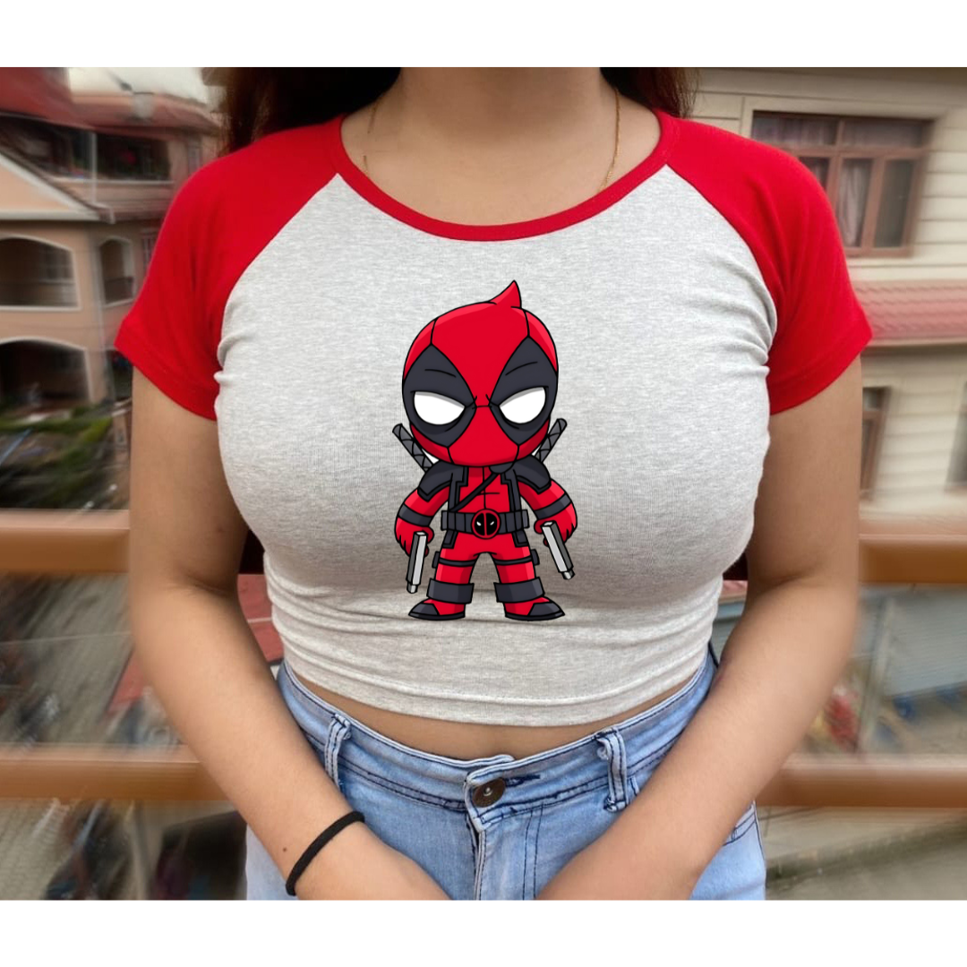 Deadpool Crop Tee
