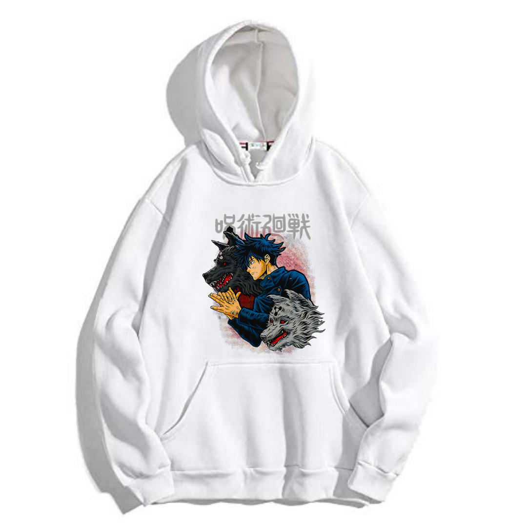 Megumi Summoning Dogs Hoodie Design