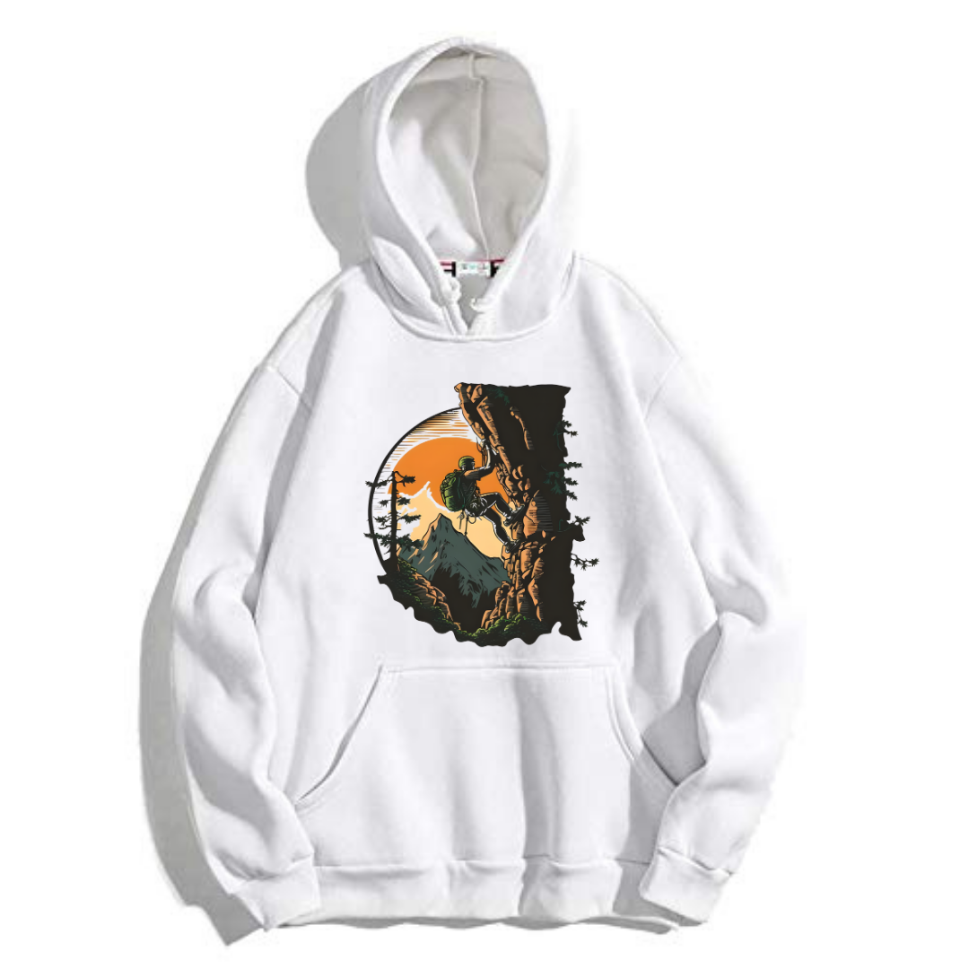 Rock Climbing Adventure Hoodie Design